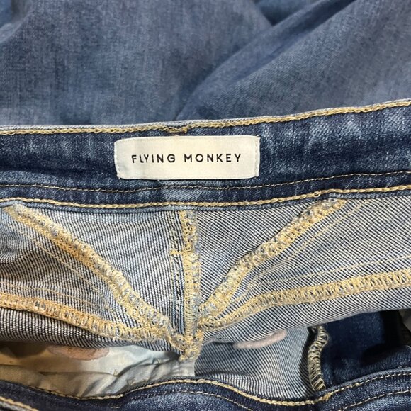 FLYING MONKEY Awesomely Low Rise Back Yoke Boot Cut Jeans. Size 27 - Picture 10 of 10